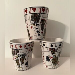 WCL Coffee Mugs Ceramic Playing Card Poker
Pre-Owned